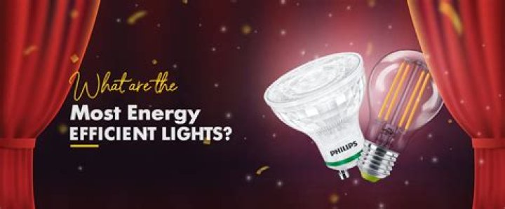 Are LED lights the most efficient