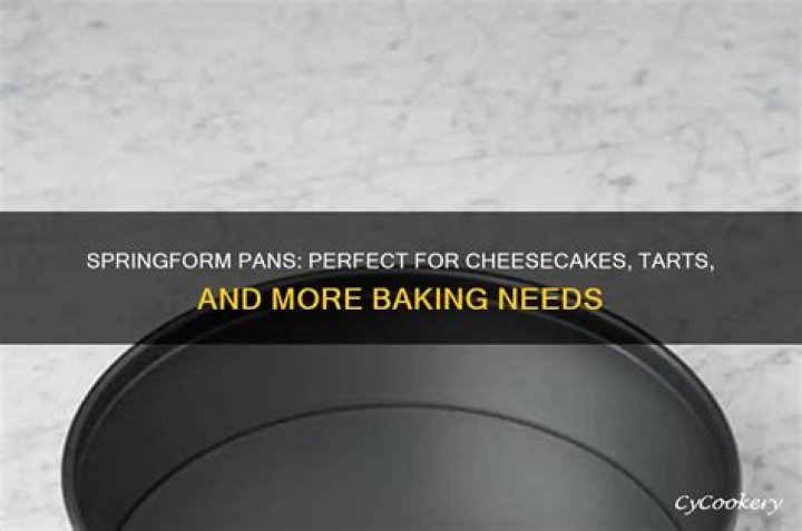 Are springform pans necessary