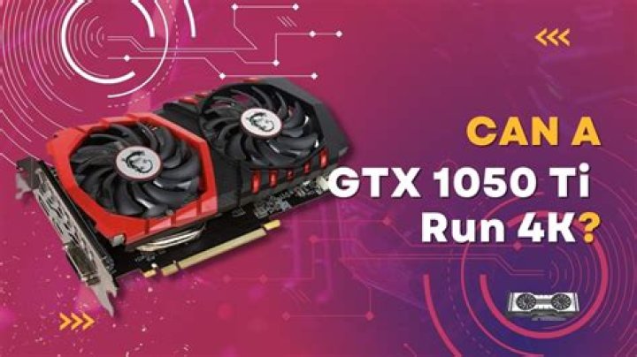 Can a GTX 1050 run black ops 4