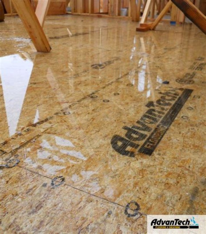Can AdvanTech flooring get wet