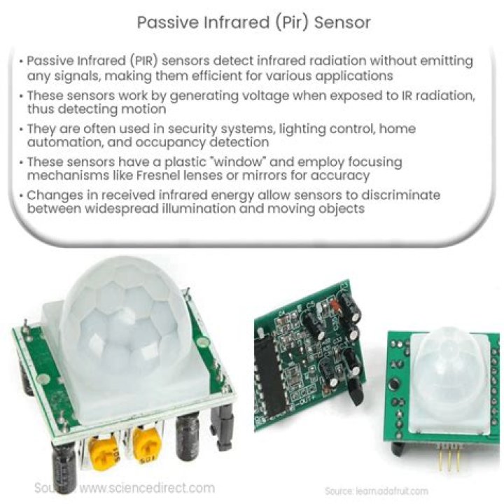 Can PIR sensor detect objects