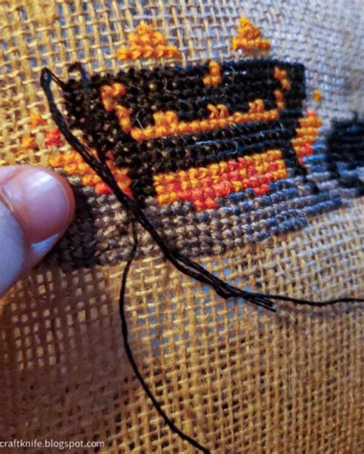 Can you cross stitch on burlap