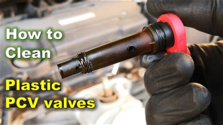 Can you just clean a PCV valve