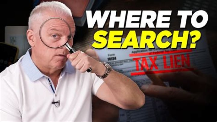How do I look up a state tax lien
