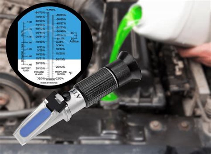 How do you use a glycol refractometer