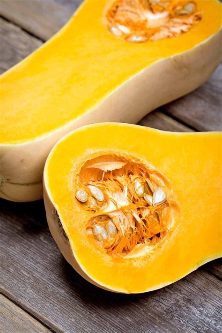 Is butternut squash orange inside