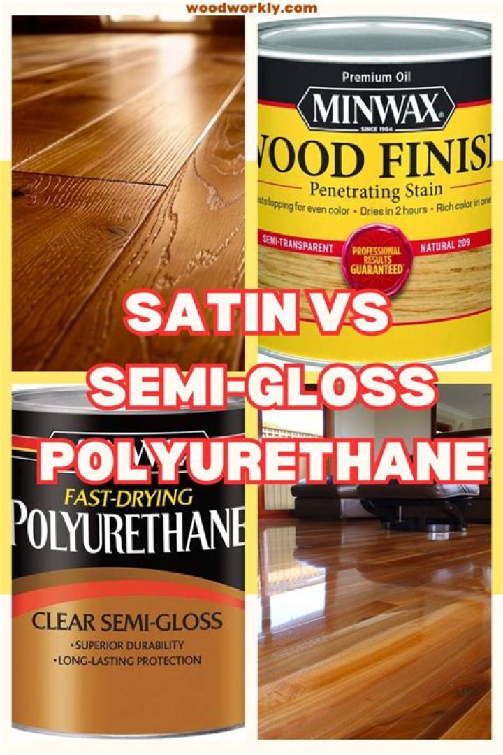 Is clear satin polyurethane shiny