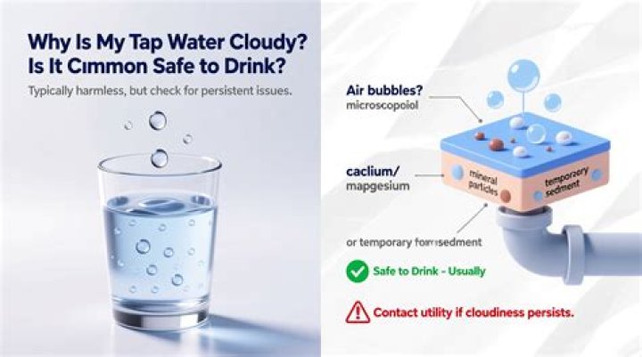 Is Cloudy tap water safe to drink