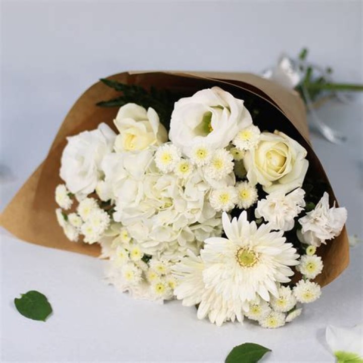 Is it OK to send white flowers