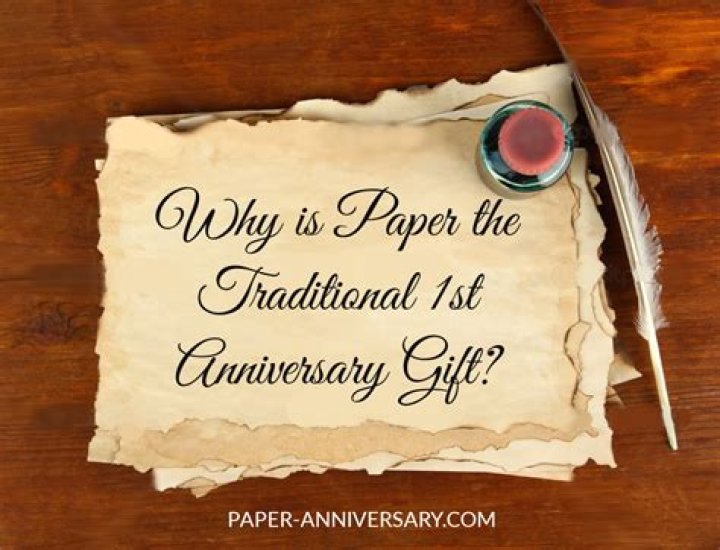Is the first anniversary paper