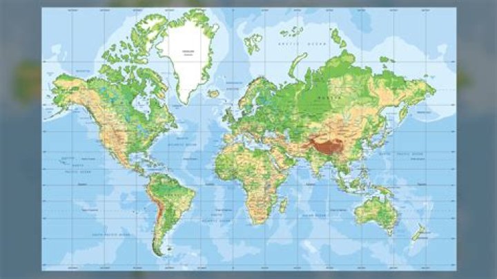 Is the world map not to scale