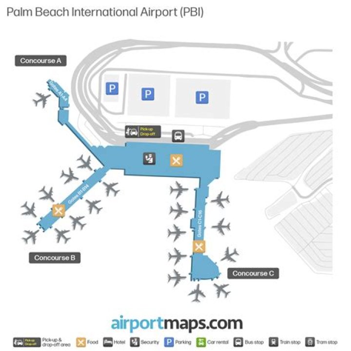 Is West Palm Beach airport big