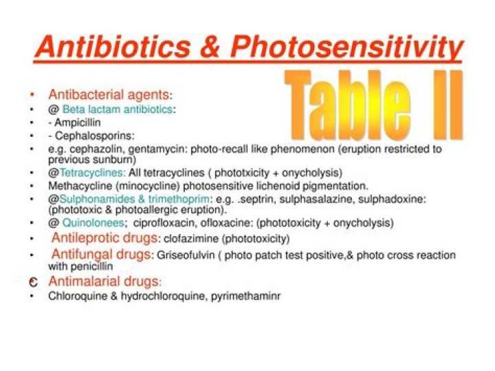 What are photosensitive drugs