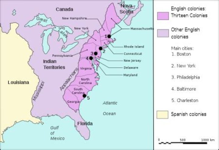 What are the 13 Southern colonies