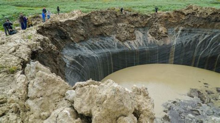 What causes thawing permafrost