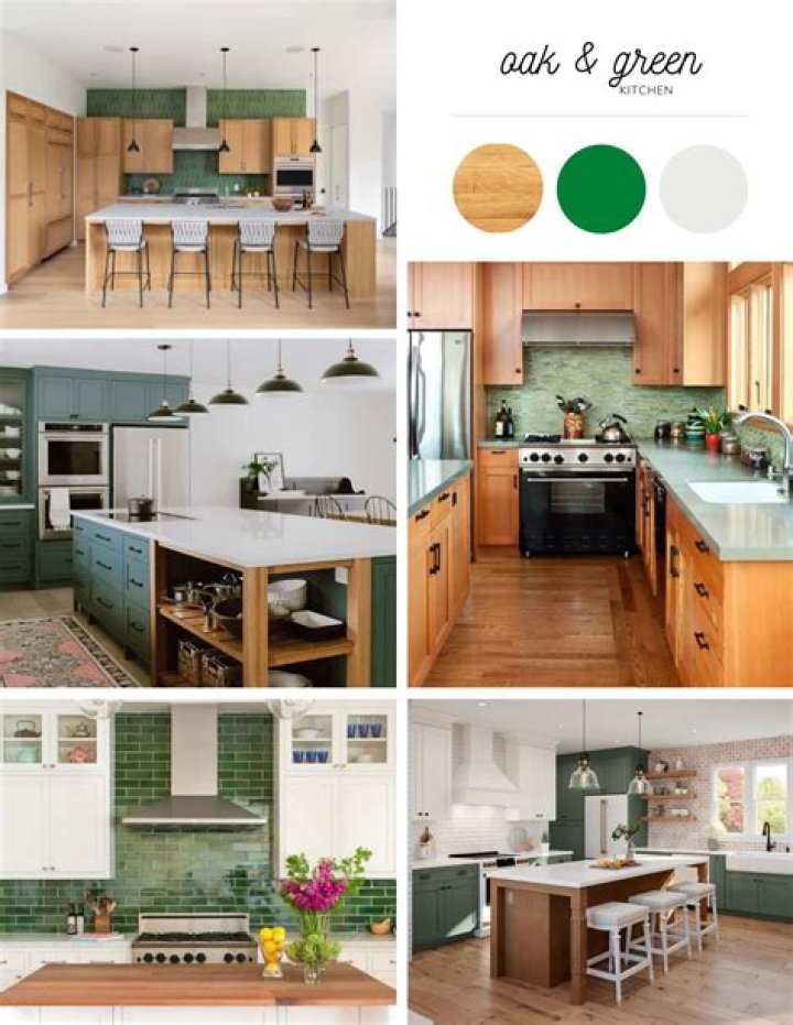 What Colours with oak cabinets
