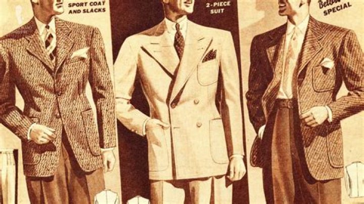 What did men were in the 1940s