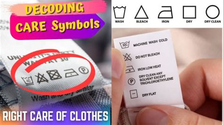 What do clothing care labels mean