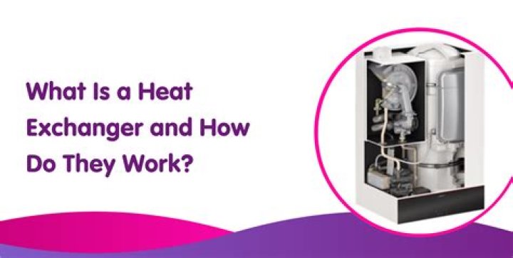 What does a heat exchanger do in a boiler