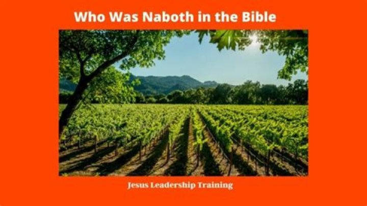 What does the name Naboth mean