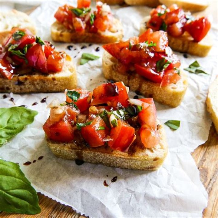 What goes good with bruschetta
