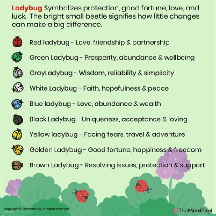 What is a ladybug a symbol of