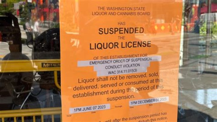 What is a liquor law violation