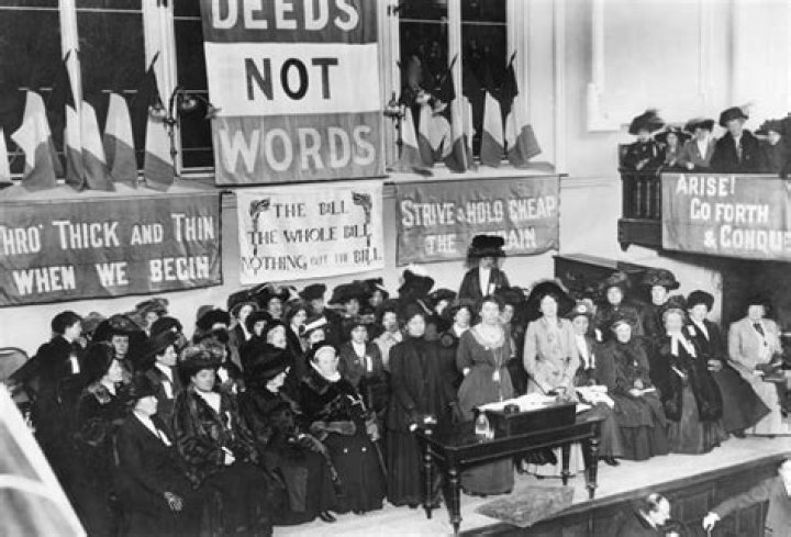 What is a militant suffragette