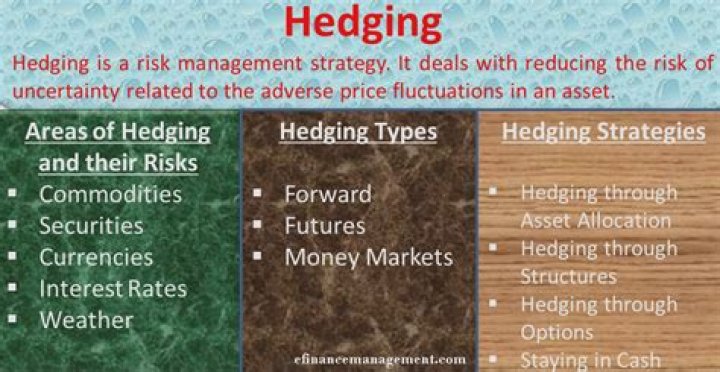 What is an example of hedging