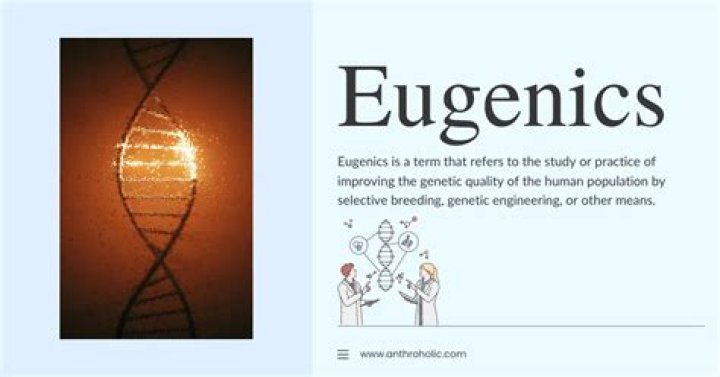 What is meant by new eugenics