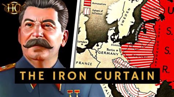 What is meant by the Iron Curtain