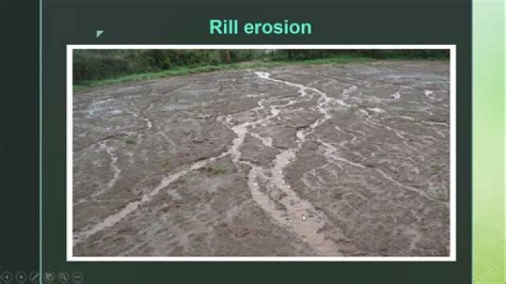 What is rill erosion Class 10