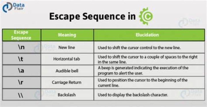 What is shell escape sequence