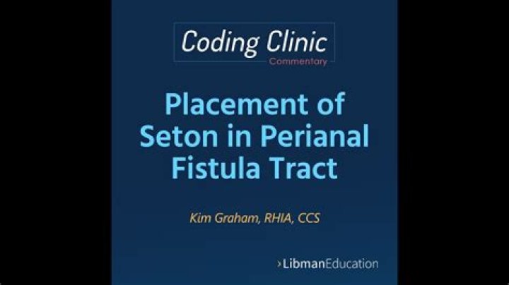 What is the CPT code for placement of Seton