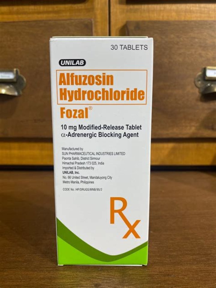 What is the generic for alfuzosin