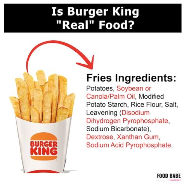 What oil does Burger King use
