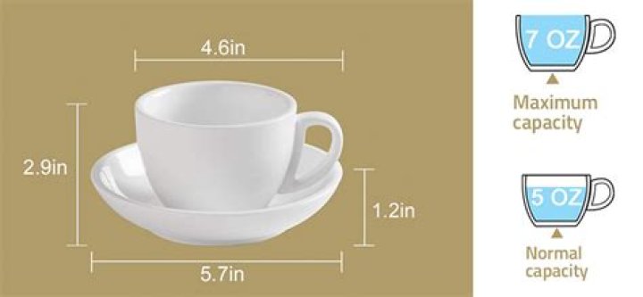 What size is a cappuccino cup