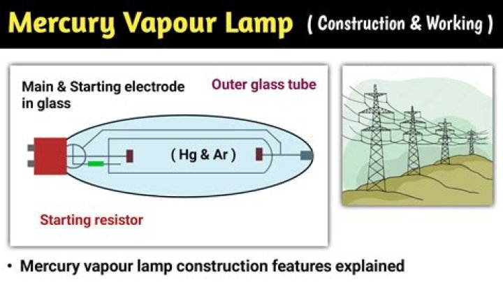 What were mercury vapors used for