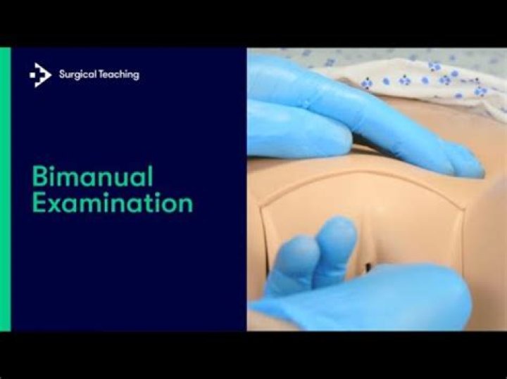 When are bimanual exams performed