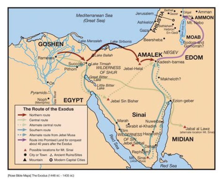 Where did the Israelites live