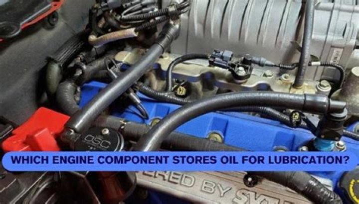 Which engine component stores oil