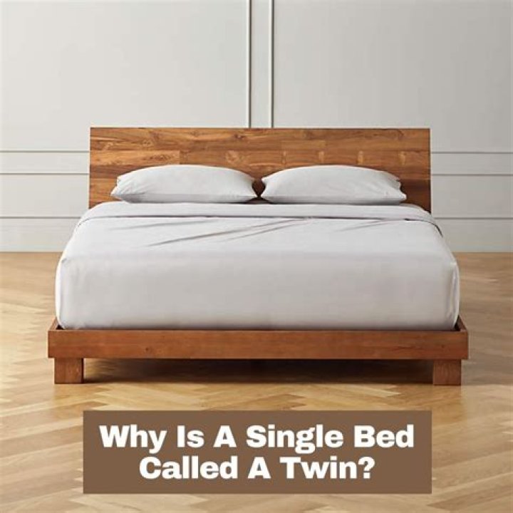 Why is a single bed called a twin