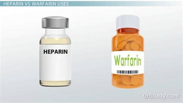 Why is heparin used with warfarin