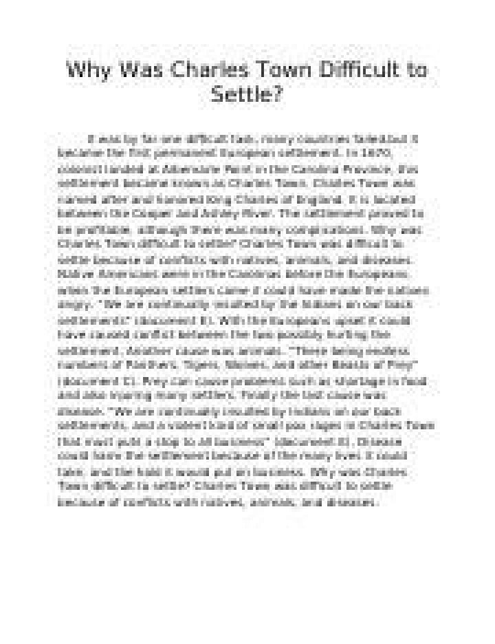 Why was Charles Town so important